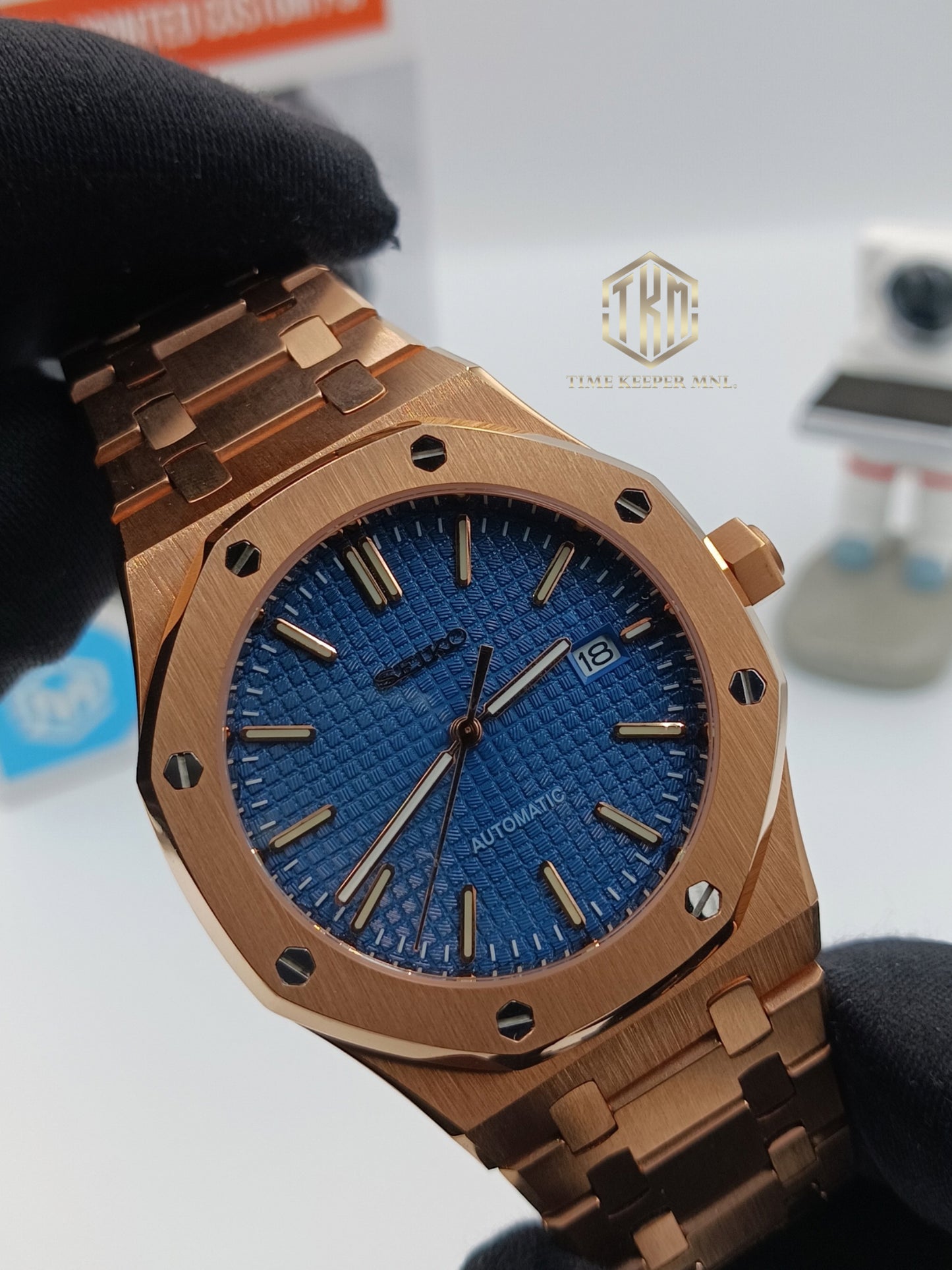 All Rose Gold Blue Royal Oak 41