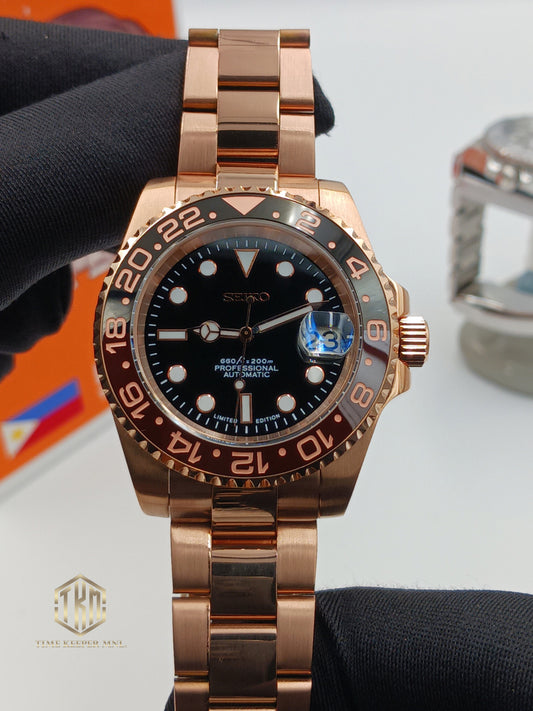 All Rose Gold Root-beer GMT 40