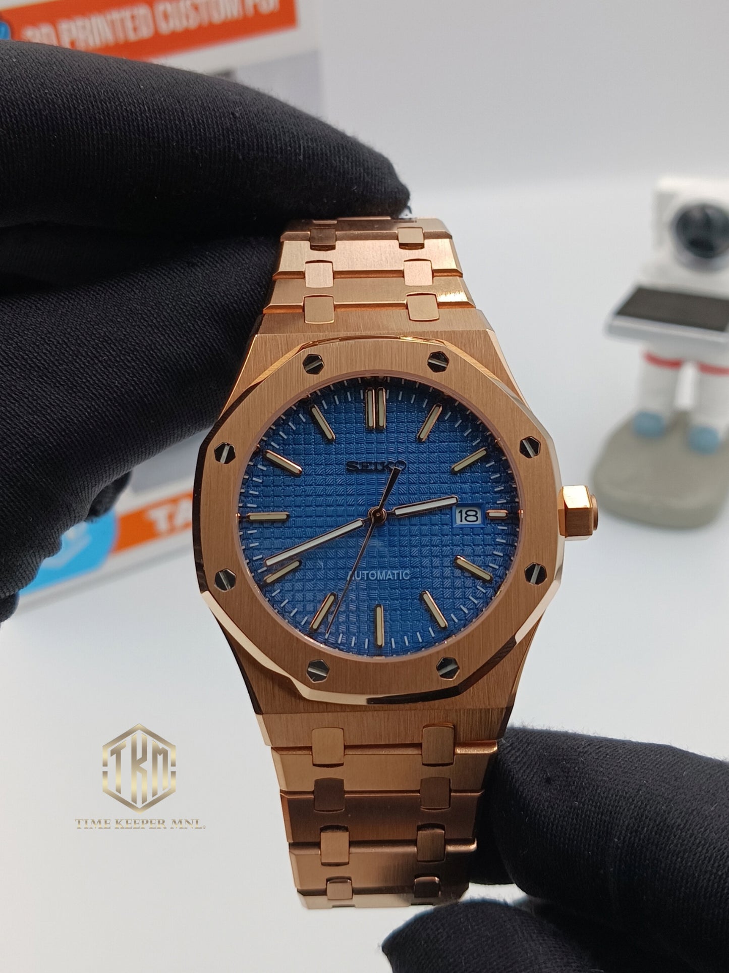 All Rose Gold Blue Royal Oak 41