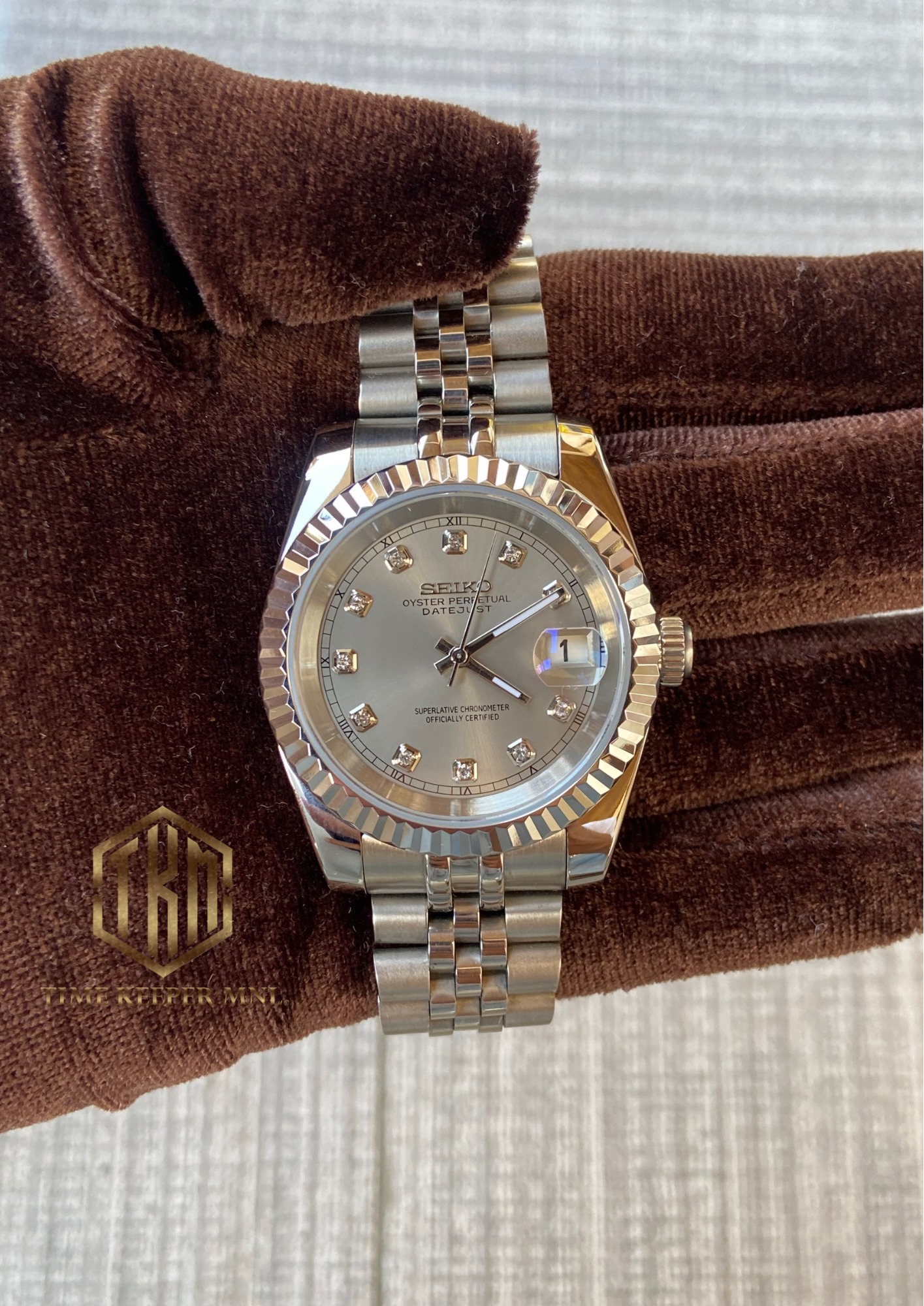 Silver Diamond Datejust Fluted 36 & 39