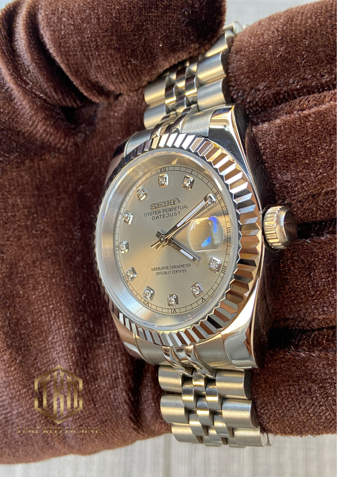 Silver Diamond Datejust Fluted 36 & 39