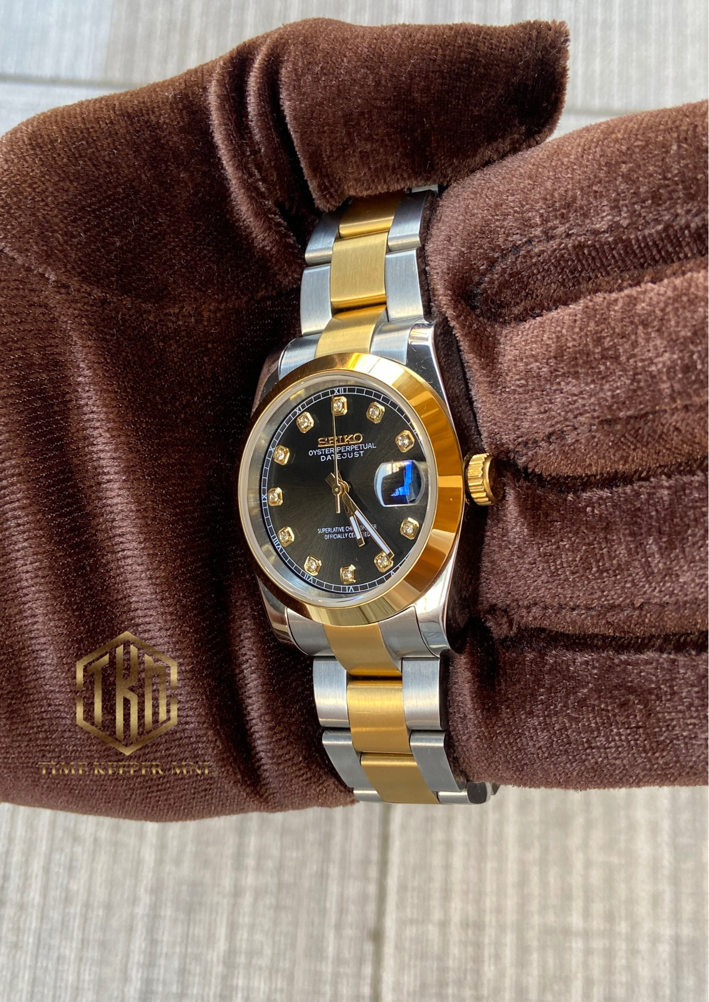 Black Gold Diamond Datejust Flat 36 & 39